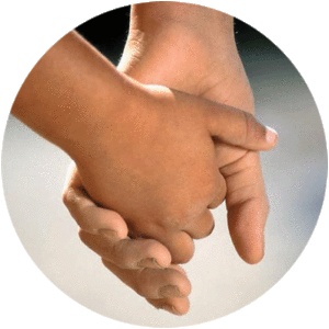 Hands Foster Parent Holding Foster Child's Hand