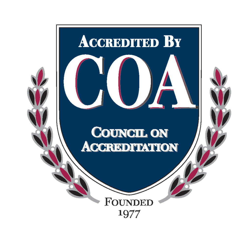 Accredited by Council On Accreditation